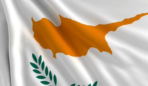 Bandeira de Chipre — Fotografia de Stock