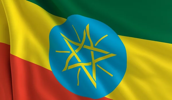 Flag of Ethiopia — Stock Photo, Image