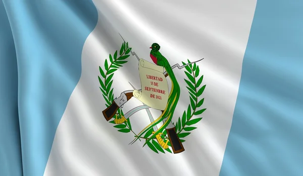 Guatemalas flagg — Stockfoto