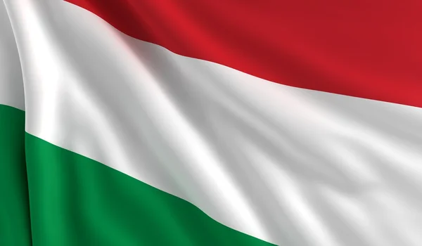 हंगेरीचा ध्वज — स्टॉक फोटो, इमेज