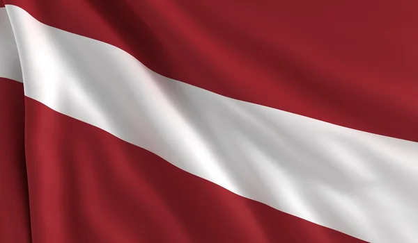 Flag of Latvia — Stock Photo, Image