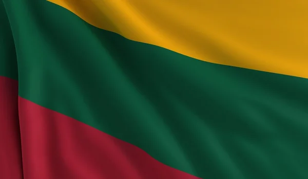 Litauisk flagg — Stockfoto