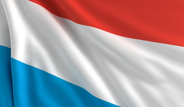 Flaggan av luxemburg — Stockfoto