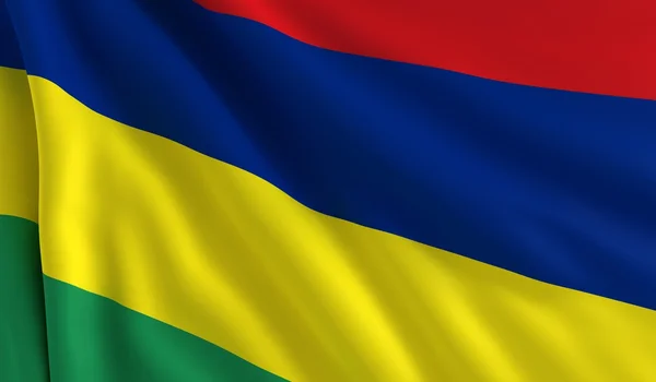 Vlajka Mauricia — Stock fotografie