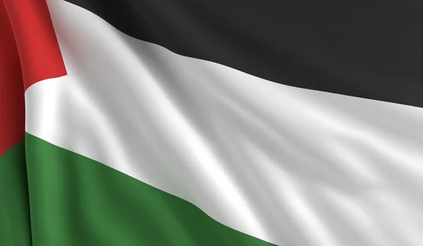 Vlajka Palestiny — Stock fotografie