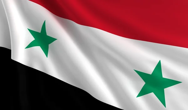 Bandera de Siria — Foto de Stock