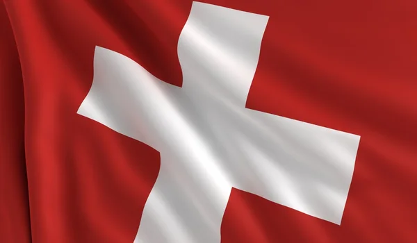 Sveits 'flagg – stockfoto