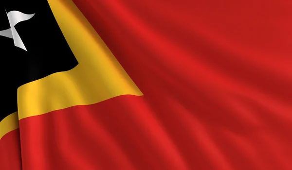 Timor-leste bayrağı — Stok fotoğraf