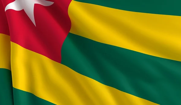 Flag of Togo — Stock Photo, Image