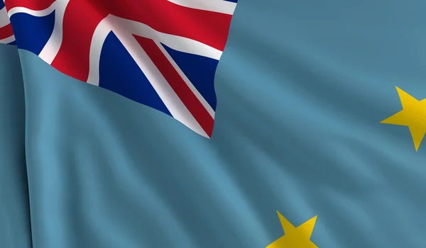 Tuvalus flagg – stockfoto