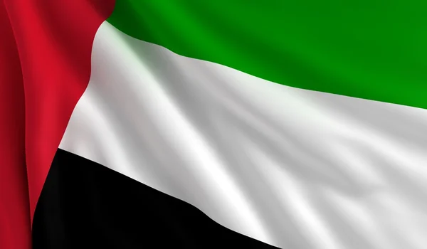 Vlajka Spojených arabských emirátů — Stock fotografie