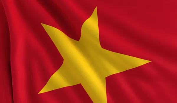 Flagga vietnam — Stockfoto
