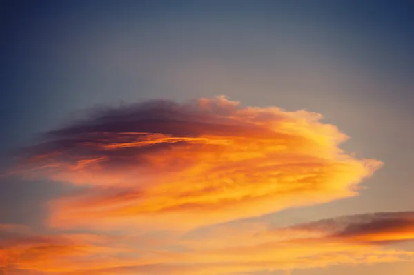 Nube al tramonto — Foto Stock