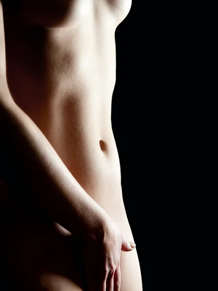 Тело красивой голой женщины — стоковое фото