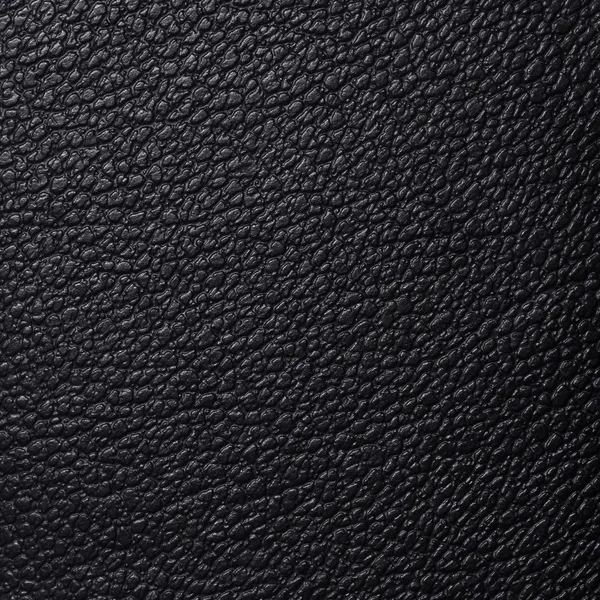 Closeup černé kožené textury pozadí — Stock fotografie