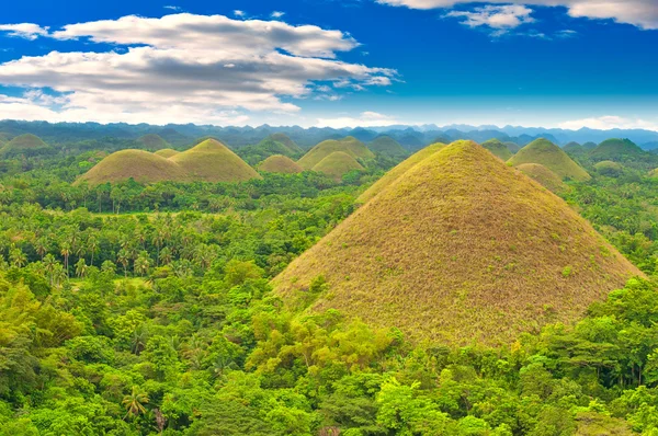 Chocolate hills, Philippines — Stock Photo, Image