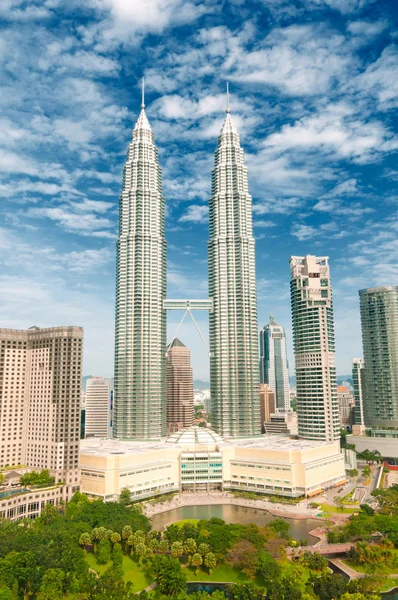 stock image Petronas towers, Kuala Lumpur