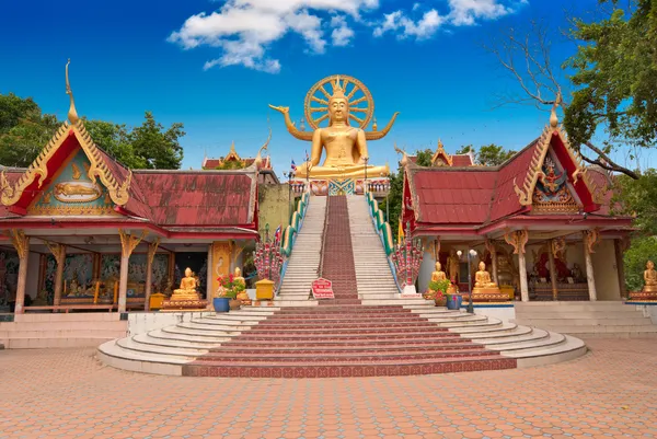 Gran estatua de Buda en la isla de Koh Samui — Foto de Stock