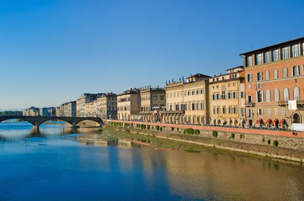 Rzeki Arno, Florencja — Zdjęcie stockowe