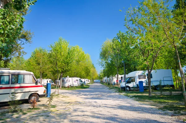 Camping site — Stockfoto