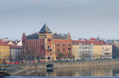 Prague Old Town (Smetanovo Nabrezi) Vltava Nehri görüntülemek