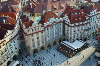 Old town square, Prague clipart