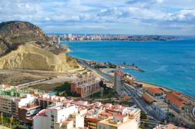 Alicante beach clipart