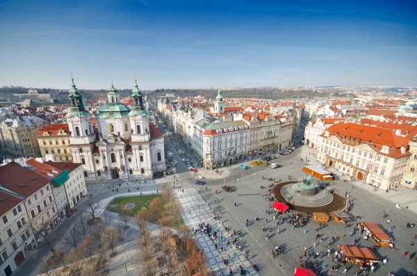 Церковь Святого Николая Староместская площадь, Прага — стоковое фото