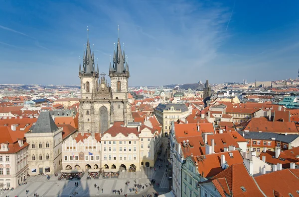 Kerkelijk van onze vrouw tegenover tyn, Praag, Tsjechië — Stockfoto