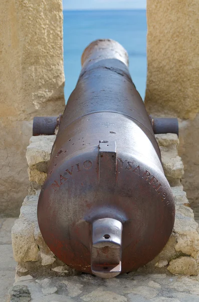 Cannone medievale — Foto Stock