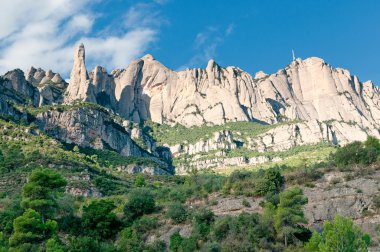 Montserrat mountains, Catalonia, Spain clipart