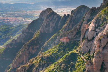 Montserrat mountains, Spain clipart