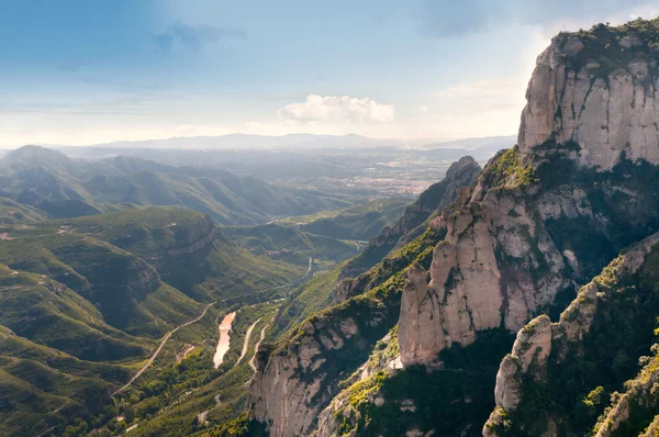 Μοντσερράτ βουνό, Καταλονία, Ισπανία — Φωτογραφία Αρχείου