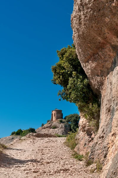 Hermitage Johanka v horu montserrat, Španělsko — Stock fotografie