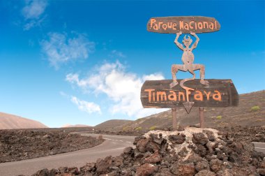 Timanfaya National Park, Canary, Spain clipart