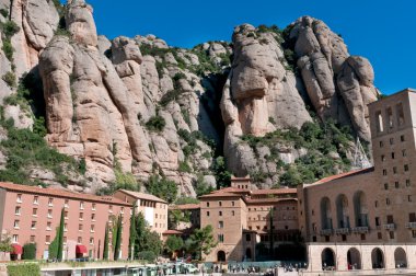 Santa Maria de Montserrat, Spain clipart