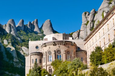 Montserrat Monastery, Spain clipart