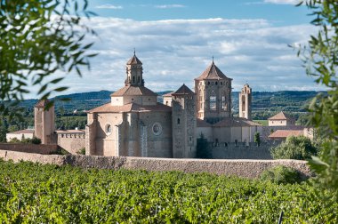 Monastery of Santa Maria de Poblet, Catalonia clipart