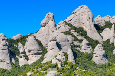 Montserrat mountains, Spain clipart