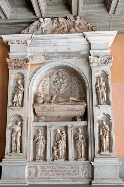 The tomb of Bernat de — Stock Photo, Image