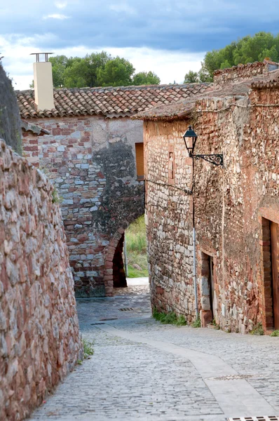 Medieval street, Collbato, Espanha — Fotografia de Stock