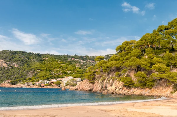 Costa brava plaży, begur, Hiszpania — Zdjęcie stockowe