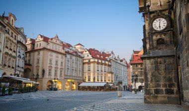 Sunrise at Old Town Square, Prague clipart