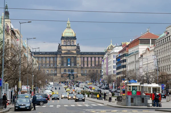 stock image St. Wenceslas' square, Prague