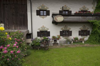 German house in Alps