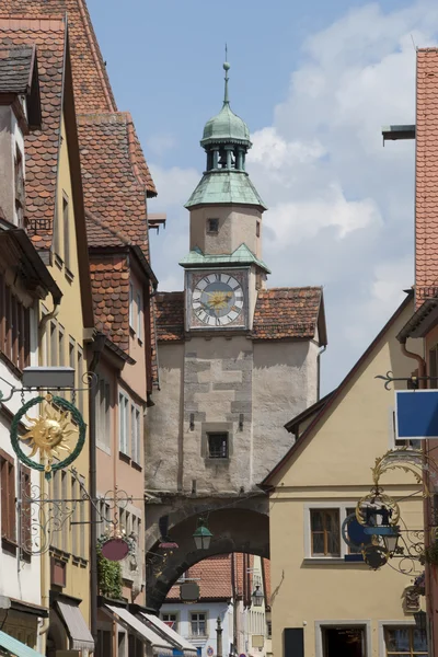 Küçük Alman şehrin tarihi merkezi — Stok fotoğraf