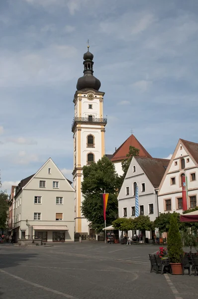 Old town square, Weiden, Germany — Stock Photo, Image