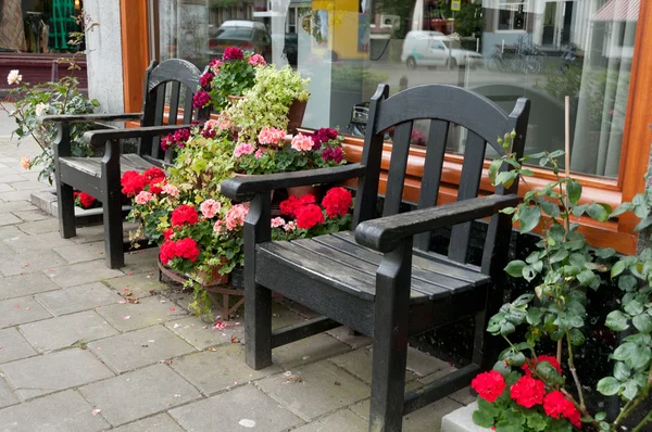 stock image Flower shop entrance