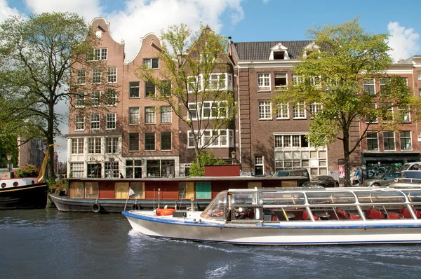 阿姆斯特丹运河 — 图库照片