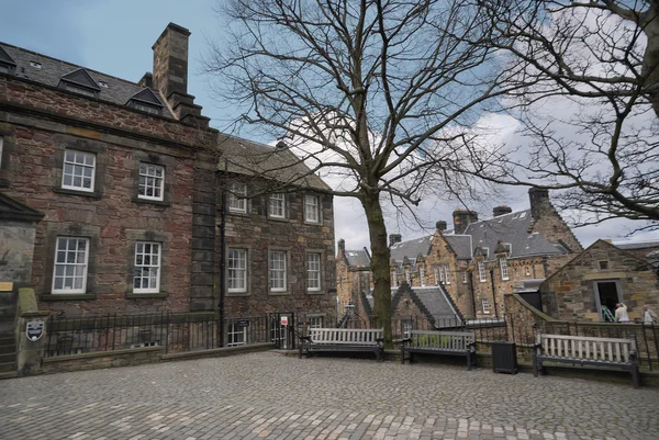Medieval buildings in Edinburgh castle — Stock Photo, Image